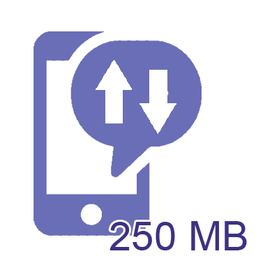 250 MB - Data Topup